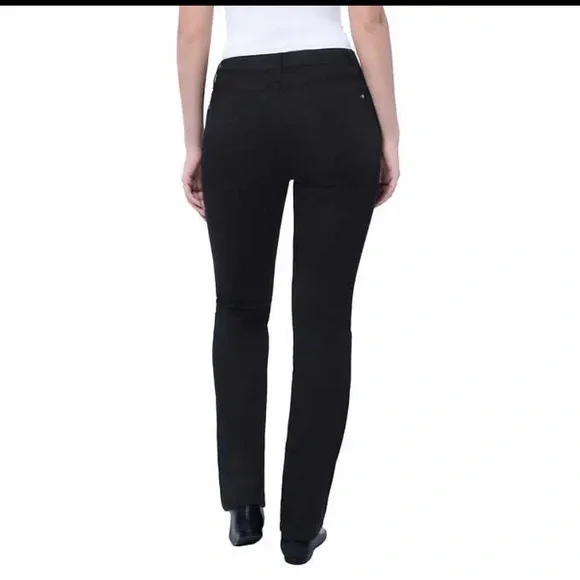 Straight Leg Black Denim Jeans - Picture 4 of 8